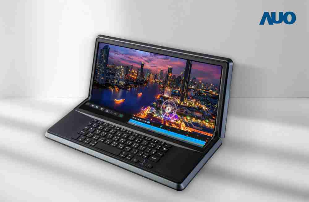 YAXIN11114.6吋Micro LED折迭显示屏幕，，搭配半径4mm的弯折绞炼，，，以及高画素、、、、高亮度、、、高对比度的显示技术特点，，即便在大视角下仍保有绝佳色相与亮度